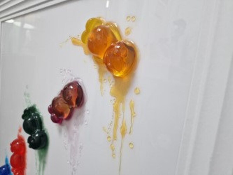 Resin Art falling jelly babies