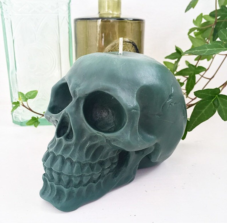 Human Skull Candles