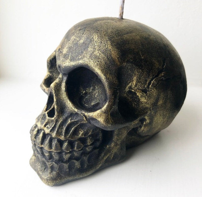 Human Skull Candles