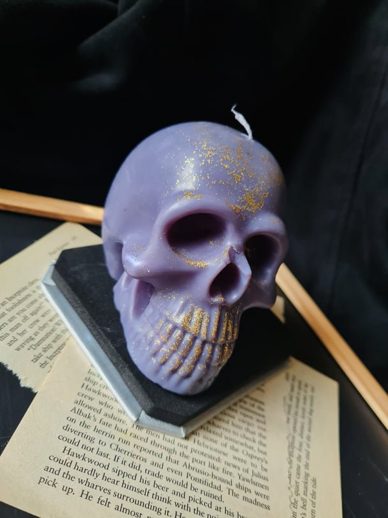 Human Skull Candles