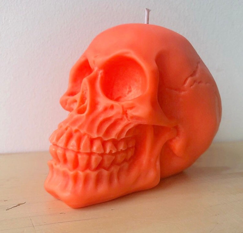 Human Skull Candles