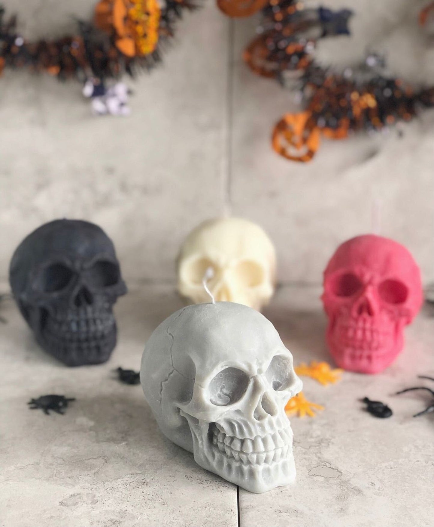 Human Skull Candles