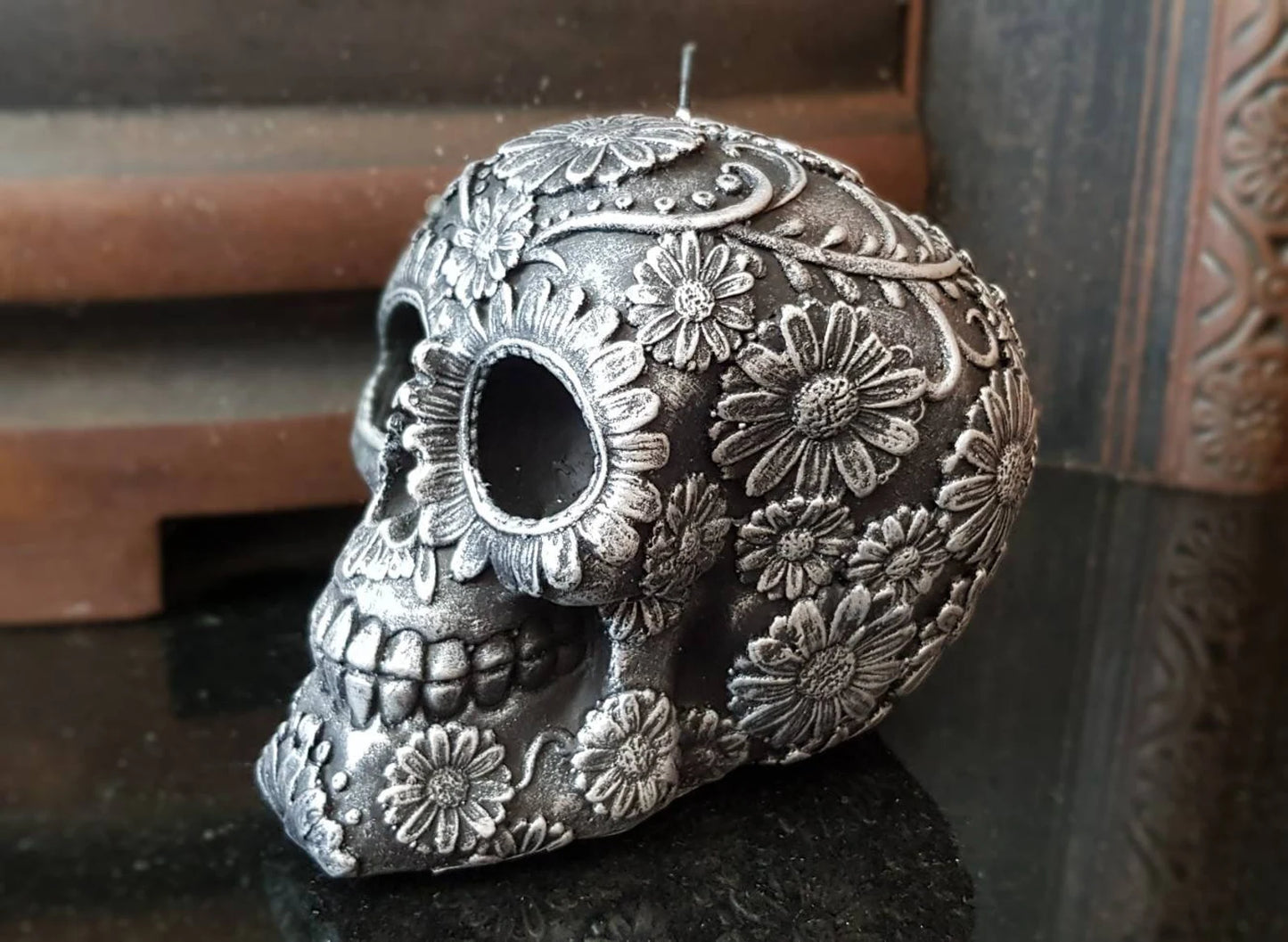 Human Skull Candles