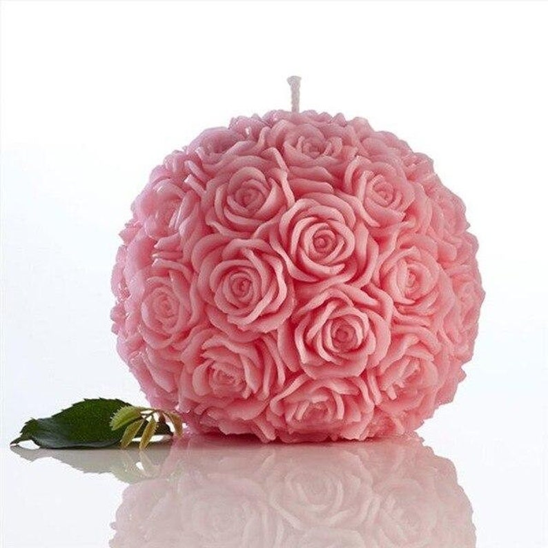 Rose Ball Candle